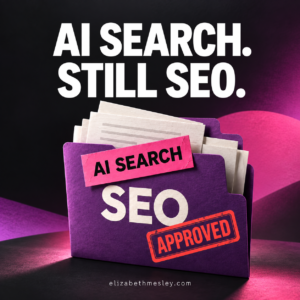 Image showing the SEO and AI Search are the same. AI generated.